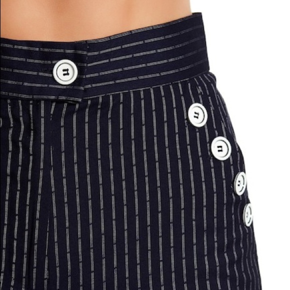 Allen Schwartz Stripe Culotte Pant